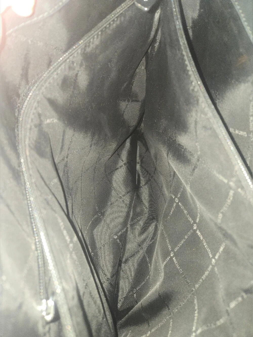 Nwot Michael Kors Black Voyager Leather Tote Bag
